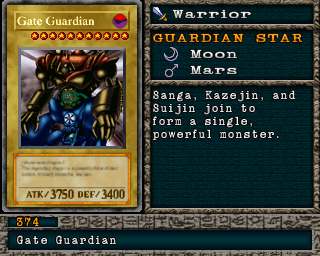 Detalhes da carta Gate Guardian