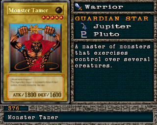 Detalhes da carta Monster Tamer