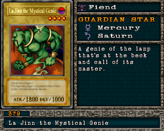La Jinn the Mystical Genie em Forbidden Memories