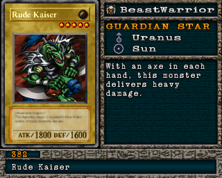 Detalhes da carta Rude Kaiser