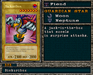 Bickuribox em Forbidden Memories