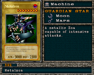Detalhes da carta Metalzoa