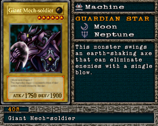 Detalhes da carta Giant Mech-soldier