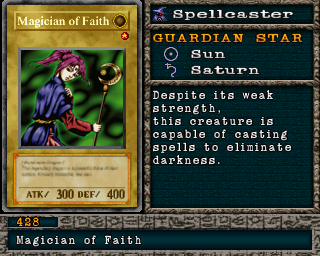 Detalhes da carta Magician of Faith