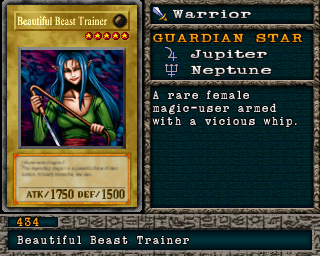 Detalhes da carta Beautiful Beast Trainer