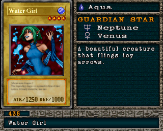 Detalhes da carta Water Girl