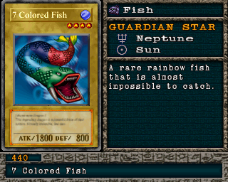 7 Colored Fish em Forbidden Memories