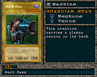 Detalhes da carta Mech Bass