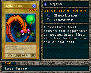 Detalhes da carta Aqua Snake