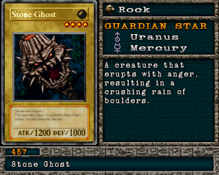 Detalhes da carta Stone Ghost