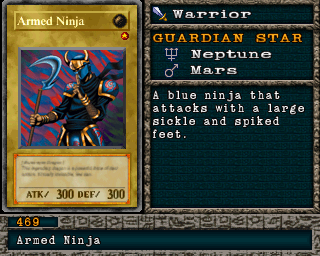 Detalhes da carta Armed Ninja