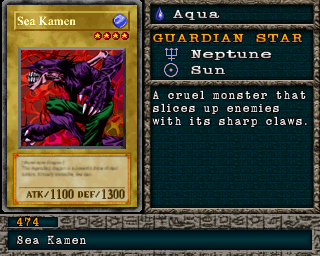 Detalhes da carta Sea Kamen