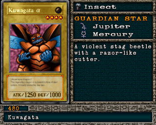 Detalhes da carta Kuwagata a