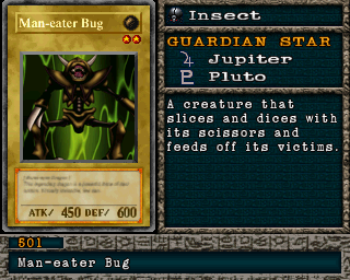 Detalhes da carta Man-eater Bug