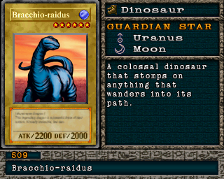 Bracchio-raidus em Forbidden Memories