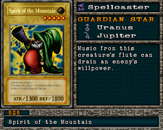 Detalhes da carta Spirit of the Mountain