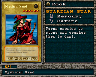 Mystical Sand em Forbidden Memories