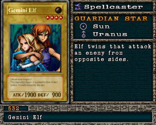 Gemini Elf em Forbidden Memories