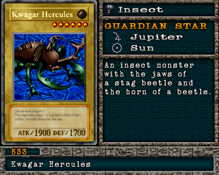 Detalhes da carta Kwagar Hercules