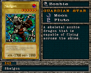 Detalhes da carta Skelgon