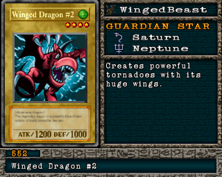 Detalhes da carta Winged Dragon #2