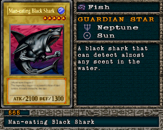 Man-eating Black Shark em Forbidden Memories
