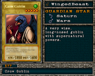 Detalhes da carta Crow Goblin