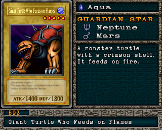 Detalhes da carta Giant Turtle Who Feeds on Flames