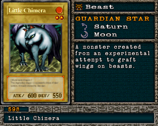 Detalhes da carta Little Chimera