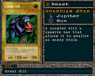 Great Bill em Forbidden Memories