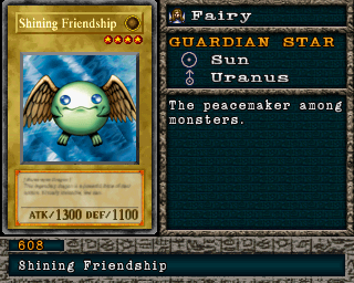 Detalhes da carta Shining Friendship
