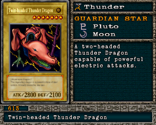 Twin-headed Thunder Dragon em Forbidden Memories