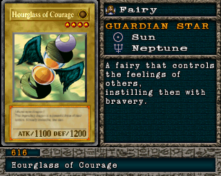 Detalhes da carta Hourglass of Courage