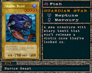 Detalhes da carta Marine Beast