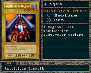 Amphibious Bugroth em Forbidden Memories
