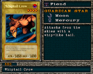 Detalhes da carta Whiptail Crow