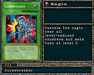 Detalhes da carta Cursebreaker