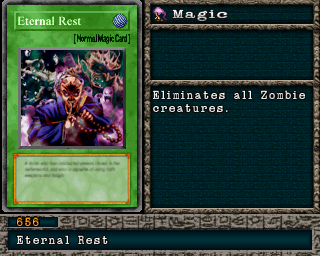 Detalhes da carta Eternal Rest