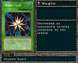 Detalhes da carta Shadow Spell