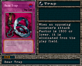 Detalhes da carta Bear Trap