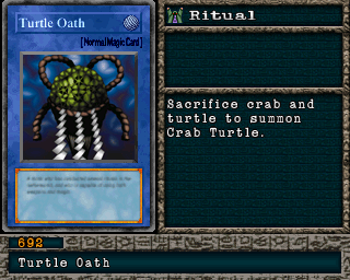 Detalhes da carta Turtle Oath