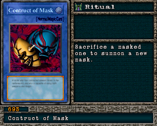 Detalhes da carta Contruct of Mask