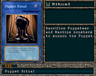 Detalhes da carta Puppet Ritual