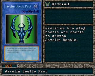Detalhes da carta Javelin Beetle Pact
