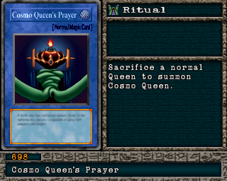 Detalhes da carta Cosmo Queen's Prayer