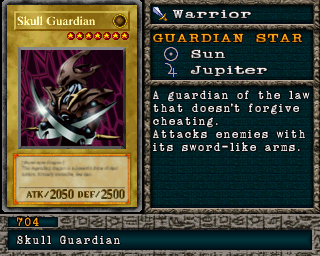 Detalhes da carta Skull Guardian