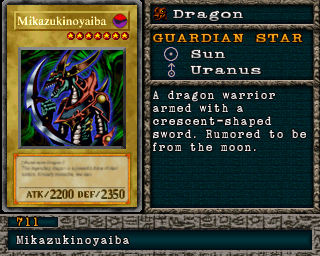 Detalhes da carta Mikazukinoyaiba