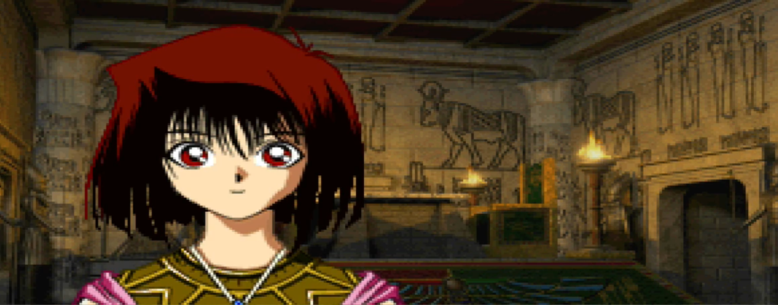 Entrada do Duel Ground em Yu-Gi-Oh! Forbidden Memories