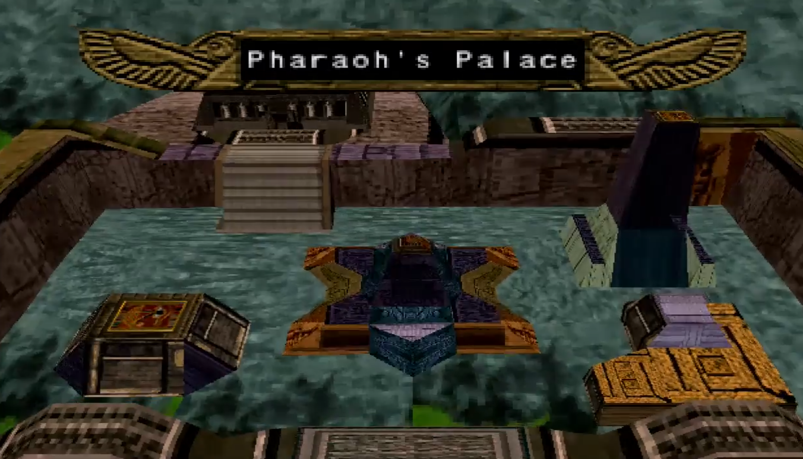 Retorno ao Palácio durante a noite em Forbidden Memories