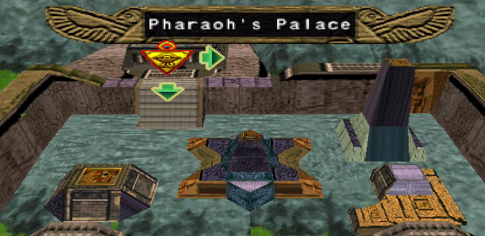 Saída escondida do Palácio em Forbidden Memories